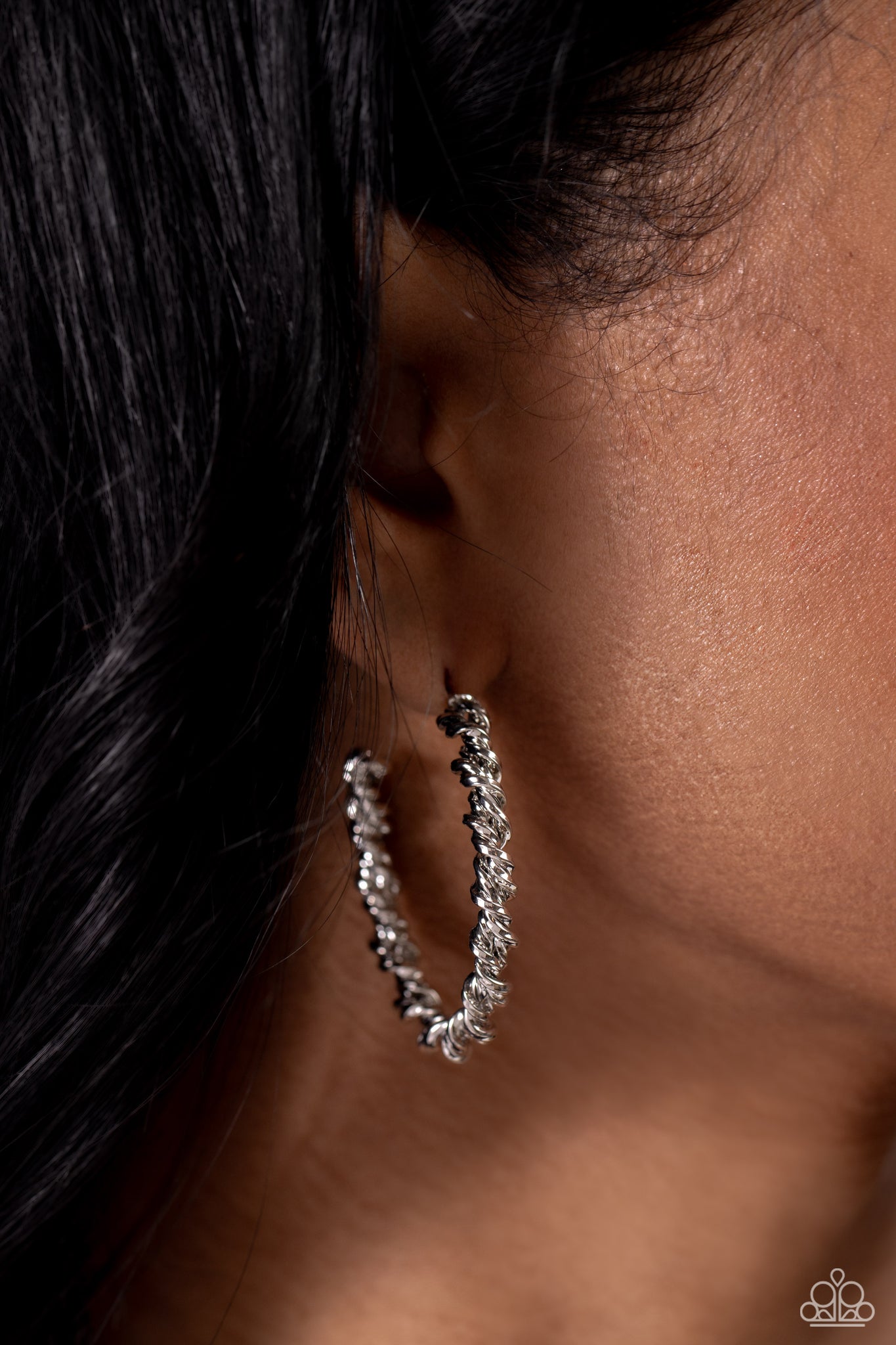 Alisa Sterling Silver Traversa Round Hoop Earrings w/One 18k | Wallach  Jewelry Designs | Larchmont, NY